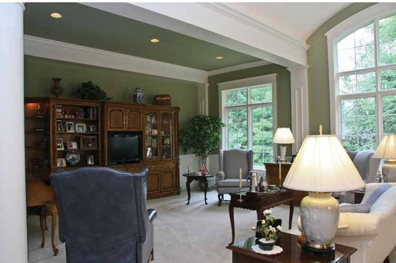Interior - Family Room 1 for Tudor House Plan #928-27 - 4 bed, 3.5 bath