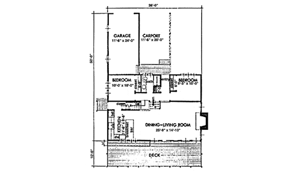 Home Plan - Prairie Floor Plan - Main Floor Plan #320-1324