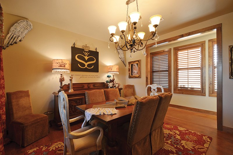Dream House Plan - Interior - Dining Room 1 for Country House Plan #140-171 - 3 bed, 2.5 bath