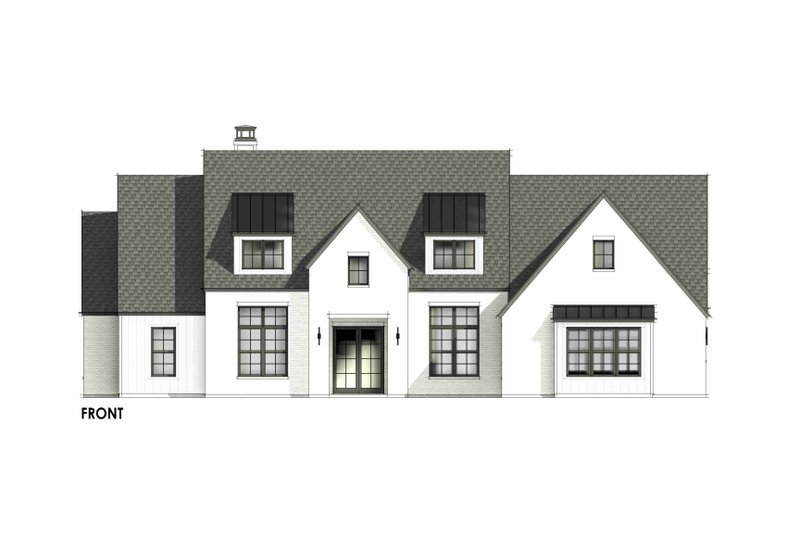 House Plan Design - Exterior - Front Elevation 6 for European House Plan #1096-52 - 4 bed, 4.5 bath