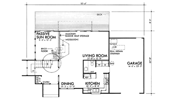Home Plan - Contemporary Floor Plan - Main Floor Plan #320-1178