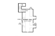 European Style House Plan - 3 Beds 2 Baths 1964 Sq/Ft Plan #929-984 