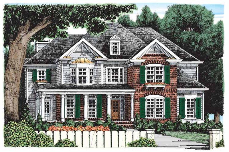 Home Plan - Traditional Exterior - Front Elevation Plan #927-529