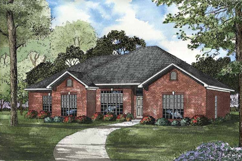 Home Plan - Ranch Exterior - Front Elevation Plan #17-2982