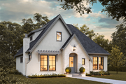 European Style House Plan - 3 Beds 2.5 Baths 2065 Sq/Ft Plan #1114-65 