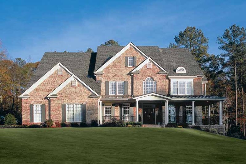 Architectural House Design - Colonial Exterior - Front Elevation Plan #927-174