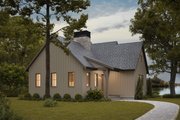 Cabin Style House Plan - 2 Beds 1 Baths 1368 Sq/Ft Plan #1114-40 Exterior 
