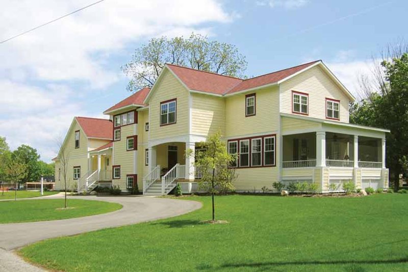 Home Plan - Exterior - Front Elevation 4 for Country House Plan #928-49 - 4 bed, 2.5 bath