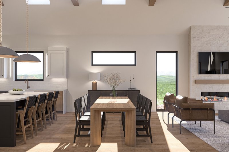 House Design - Interior - Dining Room for Modern House Plan #455-382 - 3 bed, 2.5 bath