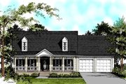 Colonial Style House Plan - 4 Beds 2.5 Baths 1747 Sq/Ft Plan #56-137 