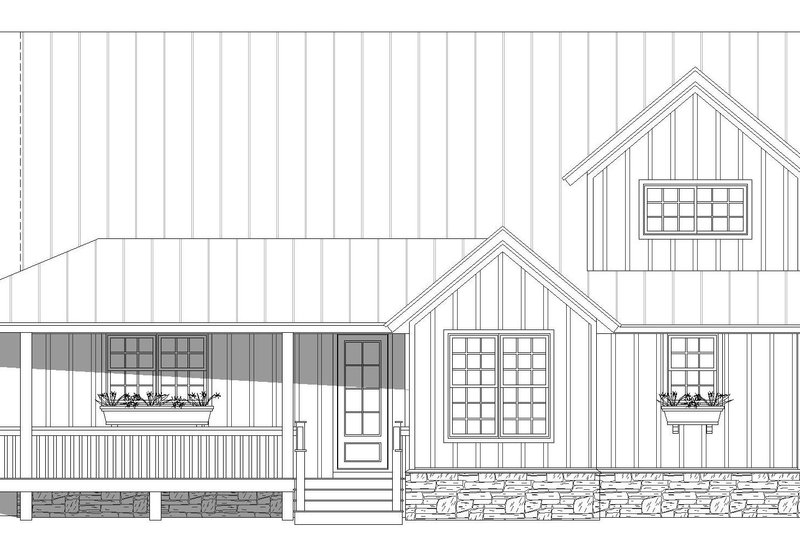 Home Plan - Exterior - Front Elevation 3 for Country House Plan #932-59 - 3 bed, 3.5 bath