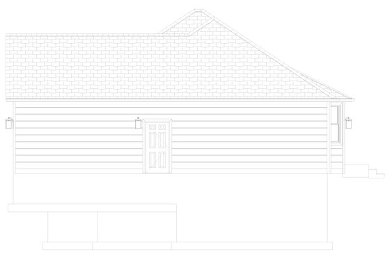 Exterior - Other Elevation for Farmhouse House Plan #1060-218 - 3 bed, 2 bath