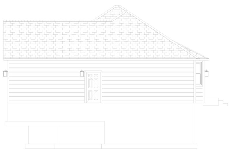 Home Plan - Exterior - Other Elevation for Farmhouse House Plan #1060-218 - 3 bed, 2 bath