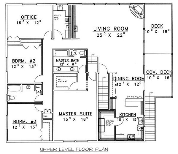 Dream House Plan - Traditional Floor Plan - Main Floor Plan #117-538