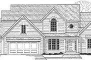 Traditional Style House Plan - 4 Beds 3.5 Baths 2852 Sq/Ft Plan #67-416 
