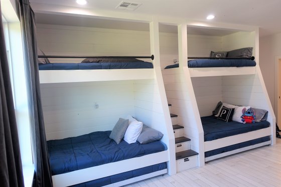 Interior - Bedroom 2 for Farmhouse House Plan #48-943 - 3 bed, 2.5 bath