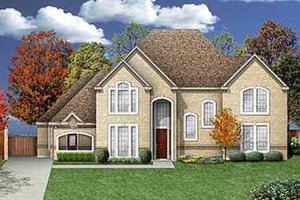 Traditional Exterior - Front Elevation Plan #84-154
