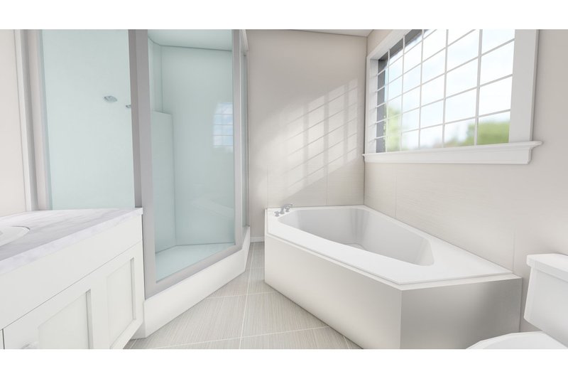 Dream House Plan - Interior - Master Bathroom for Farmhouse House Plan #126-242 - 3 bed, 2 bath