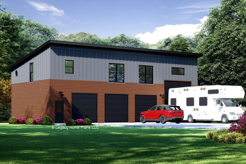 House Plan Design - Modern Exterior - Front Elevation Plan #932-744