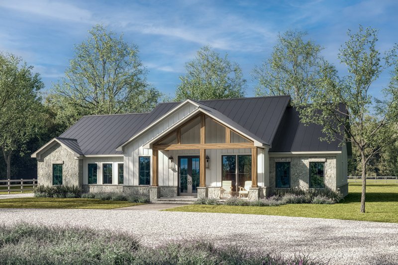 Farmhouse Style House Plan - 3 Beds 2.5 Baths 2065 Sq/Ft Plan #430-346 ...