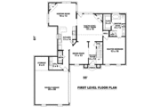 European Style House Plan - 4 Beds 3.5 Baths 2782 Sq/Ft Plan #81-13677 