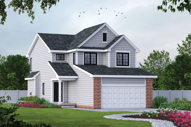 House Design - Traditional Exterior - Front Elevation Plan #20-1789