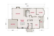 Farmhouse Style House Plan - 4 Beds 3 Baths 3248 Sq/Ft Plan #461-59 