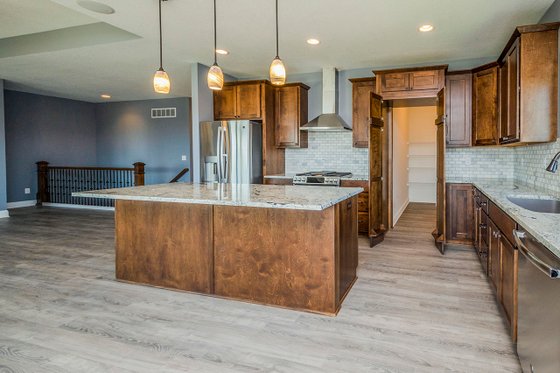 Interior - Kitchen 4 for Ranch House Plan #70-1484 - 2 bed, 2 bath