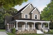 Country Style House Plan - 3 Beds 2.5 Baths 2008 Sq/Ft Plan #23-377 