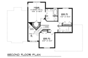 Traditional Style House Plan - 3 Beds 2.5 Baths 2198 Sq/Ft Plan #70-333 