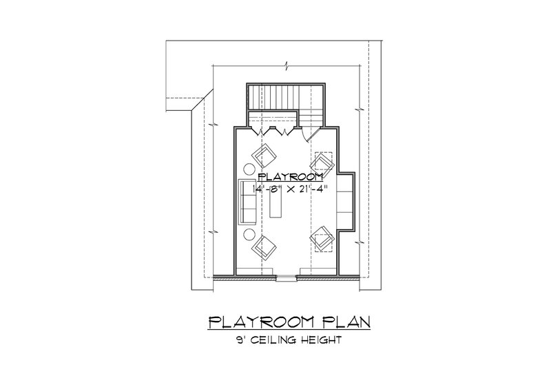 Home Plan - Floor Plan - Upper Floor for Traditional House Plan #1054-86 - 3 bed, 2.5 bath