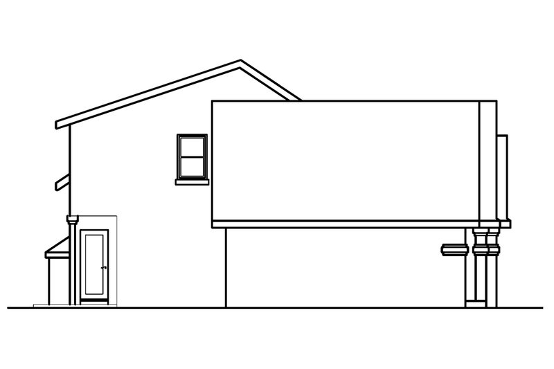 Home Plan - Exterior - Other Elevation for Traditional House Plan #124-354 - 3 bed, 2 bath