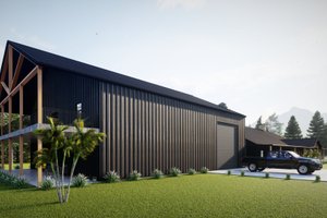Exterior - Other Elevation 1 for Barndominium House Plan #1107-36 - 3 bed, 2.5 bath