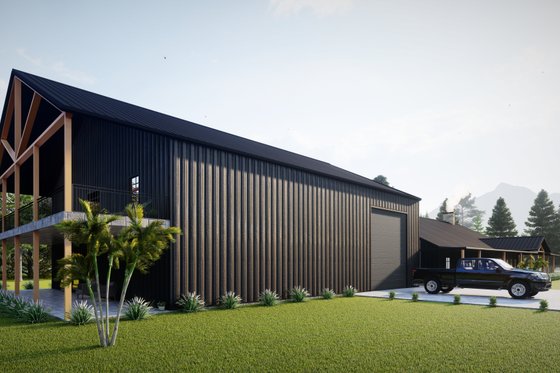 Exterior - Other Elevation 1 for Barndominium House Plan #1107-36 - 3 bed, 2.5 bath