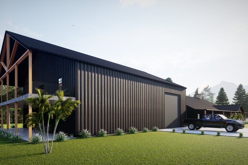 House Design - Exterior - Other Elevation 1 for Barndominium House Plan #1107-36 - 3 bed, 2.5 bath