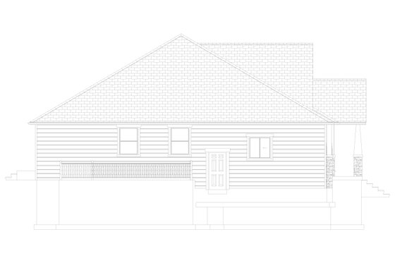 Exterior - Other Elevation 5 for Craftsman House Plan #1060-102 - 3 bed, 2.5 bath