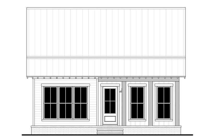 Architectural House Design - Exterior - Front Elevation 6 for Farmhouse House Plan #430-328 - 3 bed, 2 bath