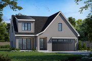 European Style House Plan - 5 Beds 3 Baths 2196 Sq/Ft Plan #20-2546 