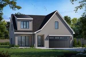 European Exterior - Front Elevation Plan #20-2546
