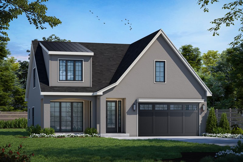 European Style House Plan - 5 Beds 3 Baths 2196 Sq/Ft Plan #20-2546