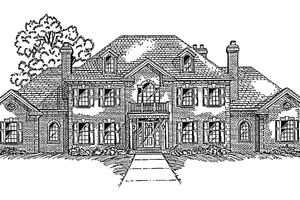 Dream House Plan - Colonial Exterior - Front Elevation Plan #994-15