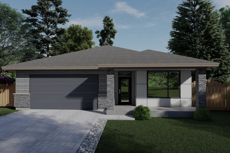 House Design - Craftsman Exterior - Front Elevation Plan #53-639
