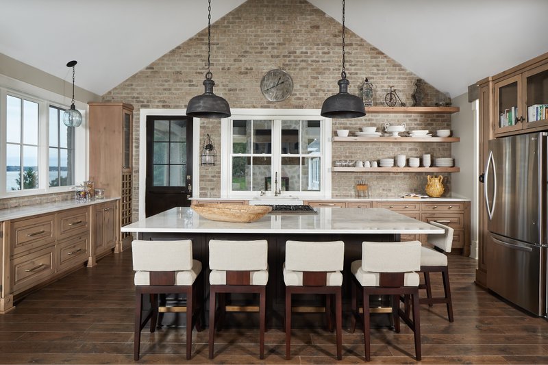 Architectural House Design - Interior - Kitchen 1 for European House Plan #928-384 - 4 bed, 3.5 bath