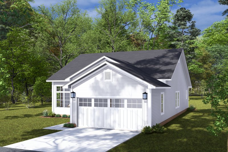 House Design - Exterior - Other Elevation for Ranch House Plan #513-2292 - 3 bed, 2 bath