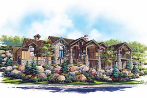 Dream House Plan - Exterior - Front Elevation for Craftsman House Plan #945-66 - 2 bed, 2.5 bath