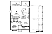 Traditional Style House Plan - 4 Beds 4 Baths 2698 Sq/Ft Plan #56-669 