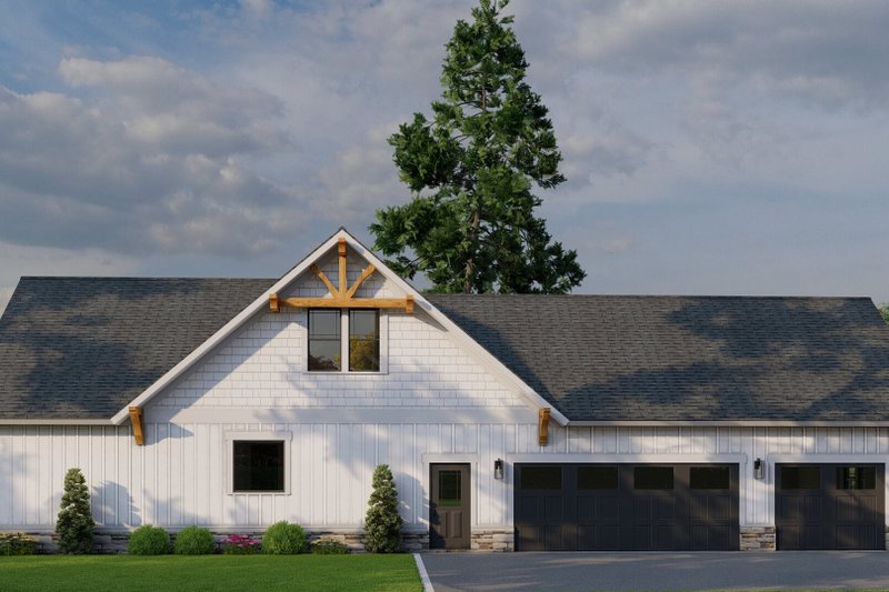 House Blueprint - Exterior - Other Elevation 4 for Craftsman House Plan #923-15 - 4 bed, 3.5 bath