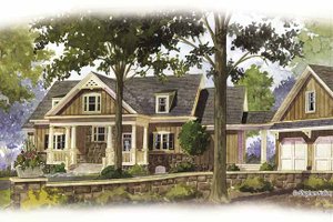 Home Plan - Exterior - Front Elevation for Craftsman House Plan #429-272 - 3 bed, 3.5 bath
