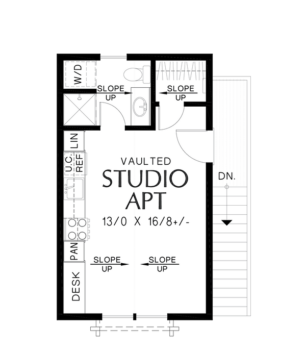 Cottage Floor Plan - Upper Floor Plan #48-1092