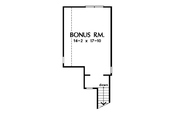 Floor Plan - Other Floor for Country House Plan #929-242 - 3 bed, 2 bath